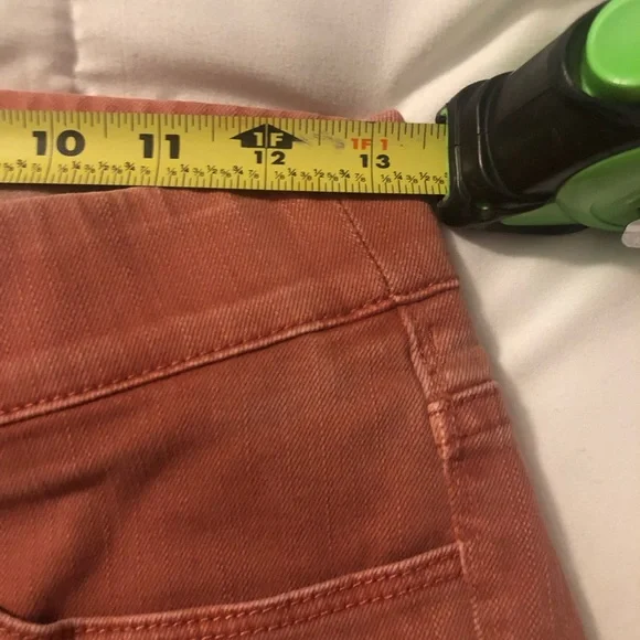 EUC Soft Surroundings Ladies 5 Pocket Pull On Pants Brown / Orange Color - Picture 5 of 8